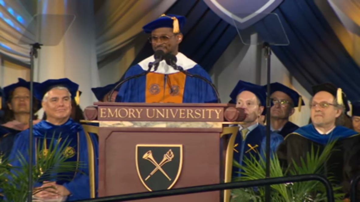Usher full Emory University keynote address